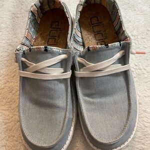 Hey Dude Wendy Boho Denim sz8